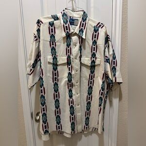 Vintage 90s Wrangler Western Shirt